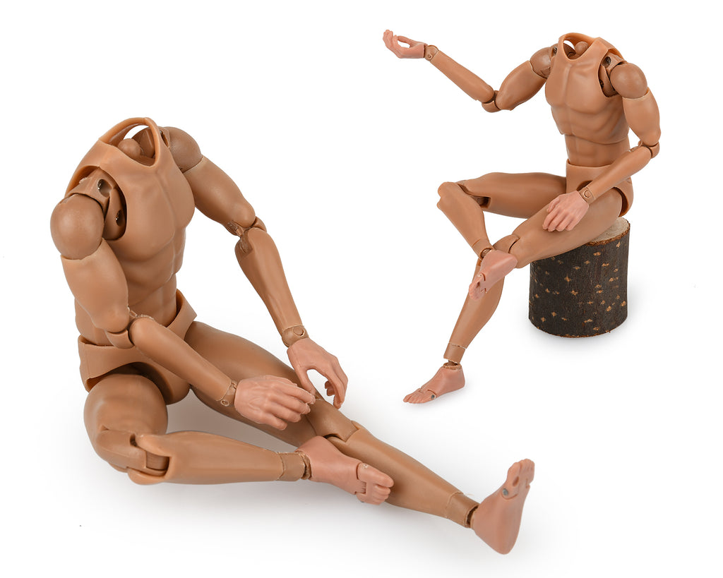 1/12 Scale of Narrow Shoulder Action Figure Body with different hands –  EdStarStudio
