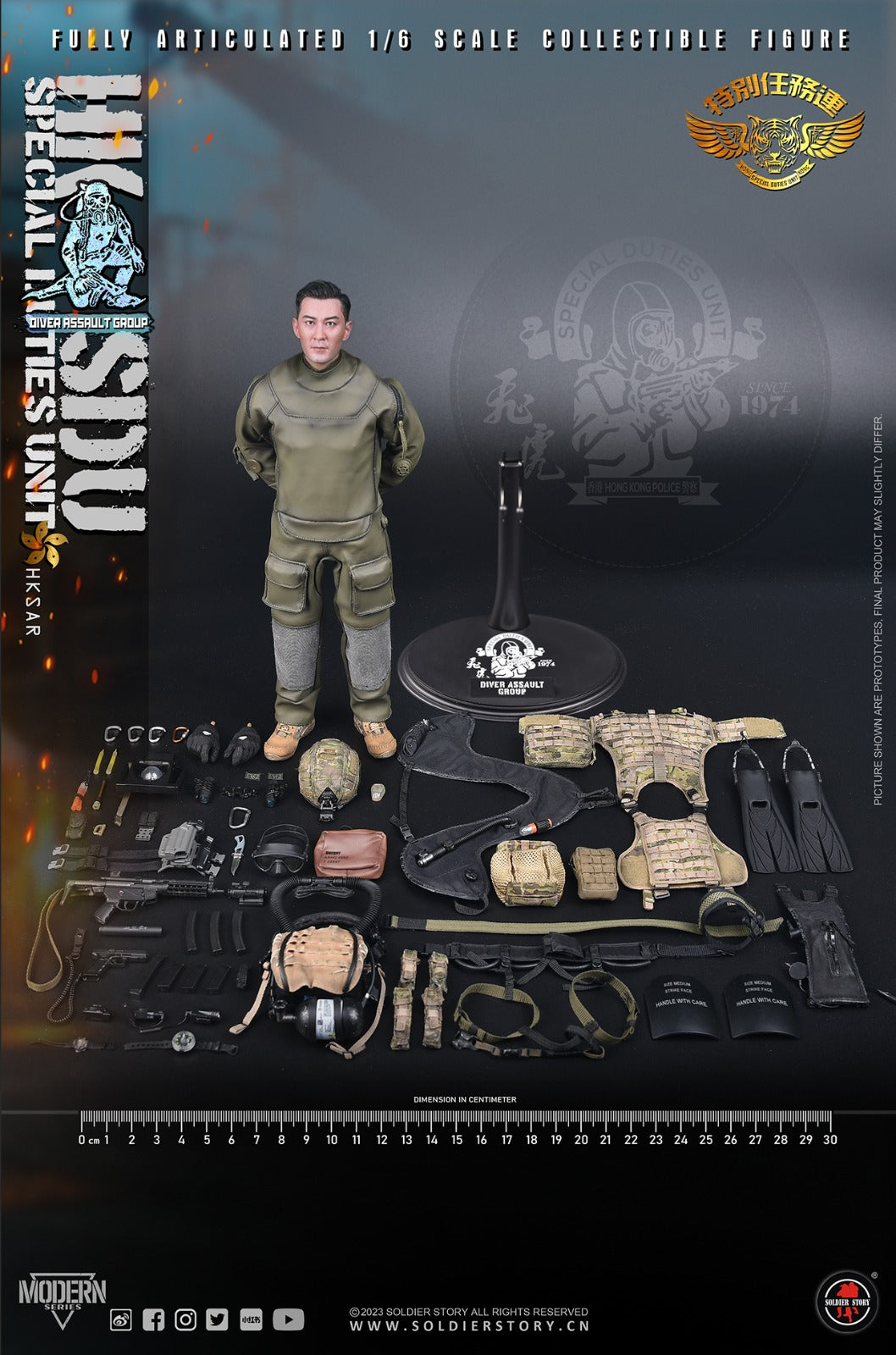 1/6 scale of CHINA HK SDU Diver Assault Group(SS-131) SOLDIER STORY  (PRE-ORDER)