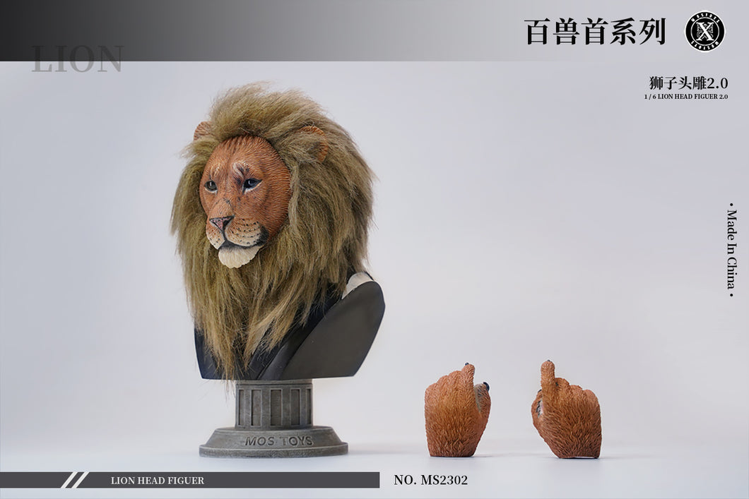1/6 Scale of Lion Head Figuer 2.0 MS2302 by Mostoys (Pre-Order)